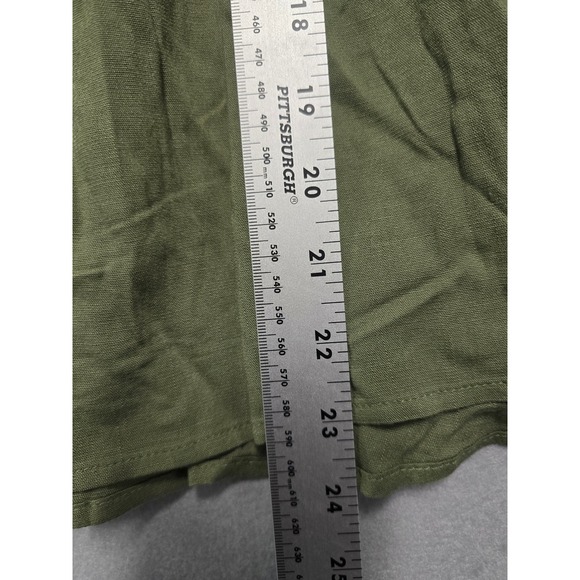 Torrid Smocked Tube Top Olive Green Strapless Plus Size 3 3X Size 22-24 boho - Picture 4 of 7